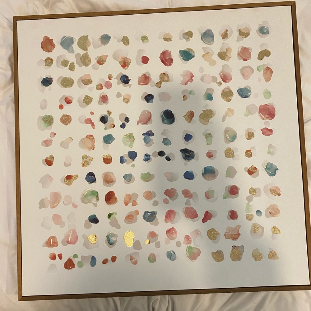 Target spot paint wall art